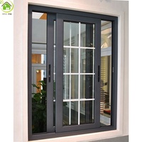 Ventanas Corredizas de Aluminio con Doble Vidrio Aislante NFRC, Resistentes a Huracanes, con 3 Rieles, para Casas con Mosquitera o Persianas