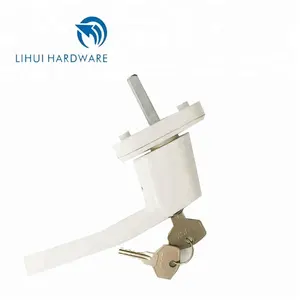 high quality Upvc sliding inward window handle lock with key