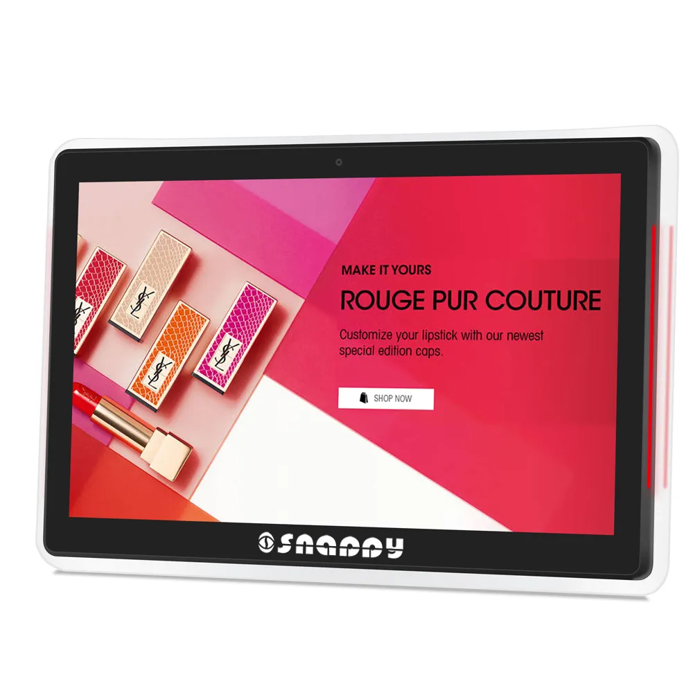 15.6 pouces Tablette Android avec le guide optique mené pour l'affichage de publicité de Signalisation Numérique RK3288 Quad Core Tablette Android