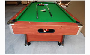 Mesa de <span class=keywords><strong>Billar</strong></span> Familiar de <span class=keywords><strong>7</strong></span> <span class=keywords><strong>Pies</strong></span> con Bordes de Goma y Retorno Automático de Bolas, Mesa de <span class=keywords><strong>Billar</strong></span> Americana, Promoción de Fábrica - Product Image 6