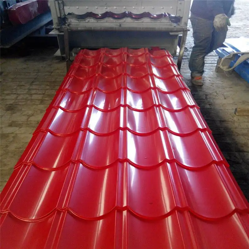 type of iron roofing steel sheets gauge 30 /0.17*900*2000mm with red color in kenya factory price