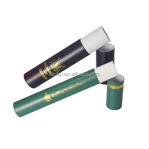 Tube de <span class=keywords><strong>diplôme</strong></span> en cuir sur mesure de vente chaude/défilement avec cercles <span class=keywords><strong>et</strong></span> logo en feuille d'or - Product Image 3