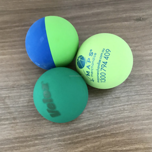 Factory Wholesale Cheap Sport Print Logo <strong>Squash</strong> Racquetball Black Style <strong>Mini</strong> Handballs Customized Rubber Bounce Ball - Product Image 5