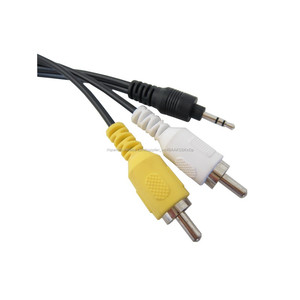 Jerjes Óptica <span class=keywords><strong>Cable</strong></span> RCA <span class=keywords><strong>a</strong></span> 3.5mm Jack <span class=keywords><strong>Aux</strong></span> <span class=keywords><strong>Cable</strong></span> de Audio Del Coche - Product Image 2