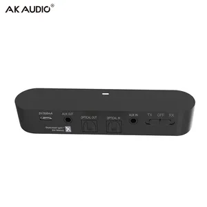 Drahtlose Bluetooth 5,0 Audio Sender Empfänger mit aptX Niedrigen Latenz für TV/ Home Stereo System