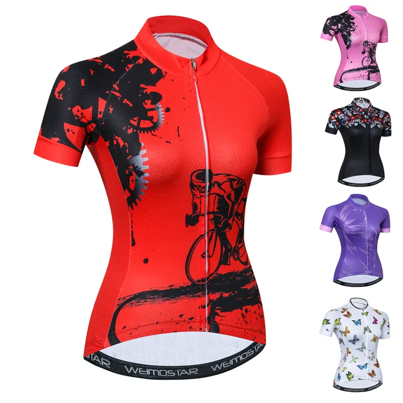 Benutzer definierte Maillot Ropa Ciclismo Fahrrad bekleidung Damen Radsport bekleidung Outdoor Frauen Rad trikot Oem Fahrrad bekleidung