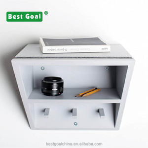 Trapèze en bois cintre de vélo porte-clés, <span class=keywords><strong>étagère</strong></span> murale pour vélo, support de rangement mural - Product Image 2