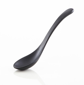 Wholesale Black Kitchen <strong>Spoon</strong> Restaurant Melamine Dinner Noodle <strong>Ramen</strong> Plastic <strong>Spoon</strong> - Product Image 2