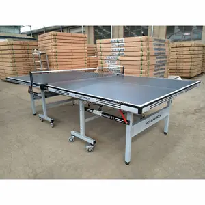 Hohe qualität falten und bewegliche indoor tischtennis tisch/pingpong tisch