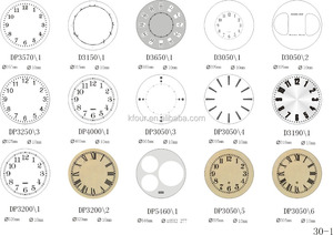 Mặt Đồng Hồ Cổ Điển Với Nhiều Hình Dạng - Product Image 2