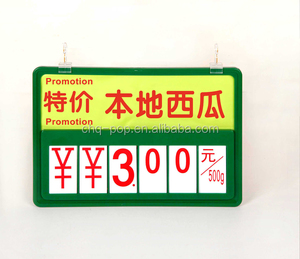 Letrero Publicitario Giratorio para Precios de <span class=keywords><strong>Supermercado</strong></span>, Material ABS y PVC, Tamaños A3/A4/A5 - Product Image 2