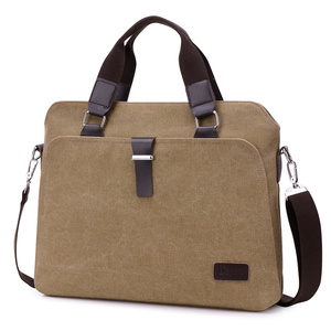 Custom Logo 2019 Canvas <strong>Laptop</strong> Bag Portable Shoulder Strap Business Sleeve <strong>Case</strong> for 12 <strong>13</strong> 15 <strong>Inch</strong> MacBook Air <strong>13</strong> <strong>Inch</strong> Handle - Product Image 4