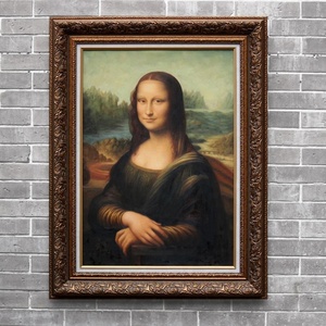 <span class=keywords><strong>Leonardo</strong></span> <span class=keywords><strong>Da</strong></span> <span class=keywords><strong>Vinci</strong></span> Mona Lisa famoso dipinto fatto a mano su tela <span class=keywords><strong>pittura</strong></span> a olio parete arte Hotel all'ingrosso Artwork - Product Image 2
