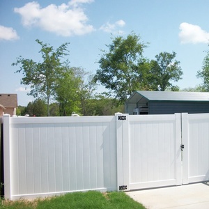 Valla de vinilo de PVC de plástico blanco para jardín sin mantenimiento Fentech - Product Image 5