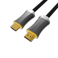 Câble 4K mâle-mâle 6,6 pieds/2 m 18 Gbit/s haute vitesse avec gaine en PVC blindée tressée