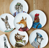 Assiettes à dîner de 8/10 pouces en céramique, rondes et ovales par Sublimation, pour Photo