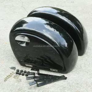 XMT111545 Parti Del Motociclo Dura borse da Sella w/Kit di Montaggio Per Honda Shadow 600 750 Valkyrie VTX 1300 1800 Fabbrica