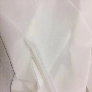 Tissu Crêpe de Chine 95% <span class=keywords><strong>Soie</strong></span> de Mûrier 5% Élasthanne, <span class=keywords><strong>Soie</strong></span> Extensible CDC Blanche, Textile Personnalisé pour Robes et Blouses OEM - Product Image 4