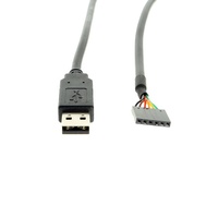 Cable convertidor de programación USB a TTL Serial UART FTDI FT232R de 5V 3.3V, 6 pines, 6 pies
