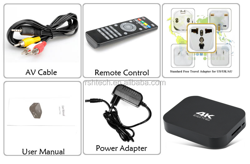 S905 Amlogic android tv box quad core Kodi XBMC streaming media player preinstalado, google play store descarga gratuita
