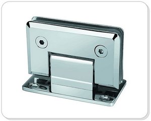 Bisel cuadrado de la venta caliente 90 grados doble baño abrazadera de cristal - Product Image 2