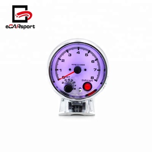 ECARsport 7 Couleurs 80mm Led <span class=keywords><strong>Tachymètre</strong></span> 0-8000 RPM Jauge Car Meter - Product Image 4