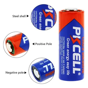 Sin mercurio PKCELL batería pequeña de 12 voltios 27A A27 LR27 MN27 L828 batería súper alcalina