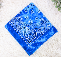 Barato personalizado Bandana impresión Rasta Bandanas Tie Dye tela de algodón Head Wrap bufanda muñequera para la venta