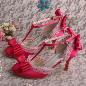 Customized Rose Pink <strong>Vintage</strong> <strong>Shoes</strong> <strong>for</strong> <strong>Women</strong> Wedding - Product Image 1