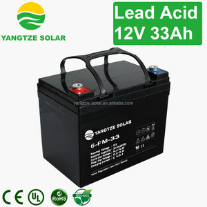 <span class=keywords><strong>CE</strong></span> ISO Certificación Rohs <span class=keywords><strong>AGM</strong></span> vrla batería 12v 12v 33ah