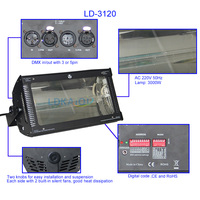 Prix le plus bas Super luminosité 3000W Lumière stroboscopique à intensité variable / Lumière stroboscopique de scène Lumière de tube LED d'avertissement IP 65 Concert Salle de danse