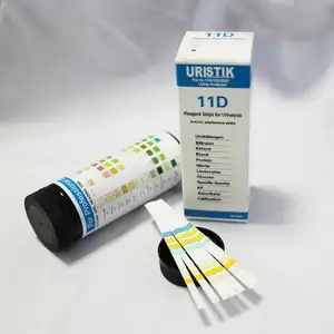 Respon Cepat Urin Oli 10 Parameter-Urinalisis Reagen Strip Botol 100-Cepat