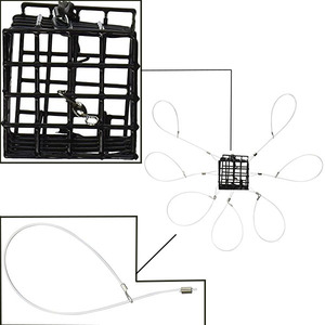In acciaio inox 6 o 7 loop granchio rullante gabbia esca - Product Image 2