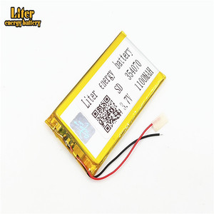 Hot Sale 354070 1100 mAh <span class=keywords><strong>3</strong></span>,7 V lipo battery pack lithium battery small solar cell for the Cose in the blood - Product Image 3