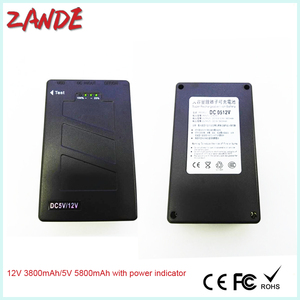 DC 12V 3800mah 5V 6800mah可充电锂电池，带电源指示灯用于led灯CCTV摄像机 - Product Image 4