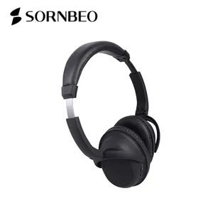 एएनसी कोल्हू वायरलेस से अधिक-कान Headphones काले कोरल रंग