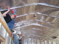 천장 알루미늄 기포 포일 목록 조립식 사려깊은 열 열 지붕 절연재