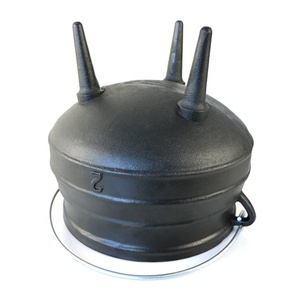 Önceden deneyimli güveç tenceresi 3 bacaklı Pot güney afrika Potjie Pot dökme demir su ısıtıcısı 3 #7.8Litre - Product Image 4