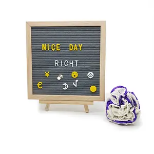 Display letter board felt manufacturer and Wood Stand Collective Pouch