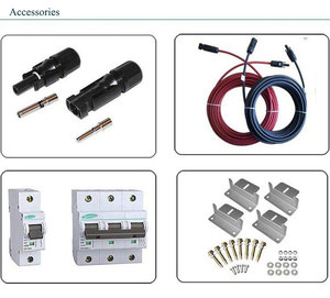 Impianto Solare 3kw casa Sistema Solare Sulla Griglia 3000 w Pannelli Solari Soluzione - Product Image 6