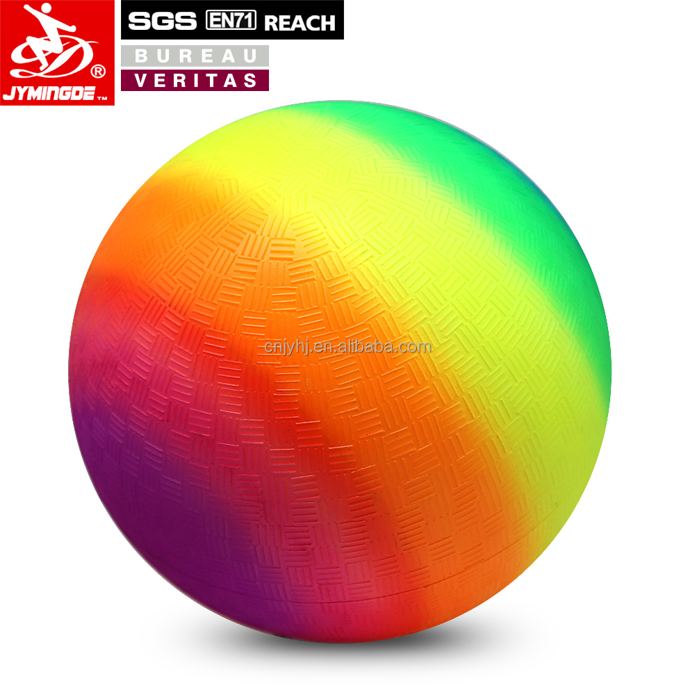 Высококачественный мягкий экологически чистый Радужный шар из ПВХ, игрушки, мяч для игровой площадки из ПВХ