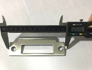 Stainless Steel Sheet Brashing Fabrication <strong>Door</strong> Frame Lock Parts <strong>Door</strong> <strong>Strike</strong> <strong>Plate</strong> - Product Image 4