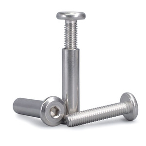 M2.5 Flat Head <strong>Screw</strong> <strong>Copper</strong>/aluminium Anodized Color Chicago /blinding Post Book <strong>Screw</strong> - Product Image 2