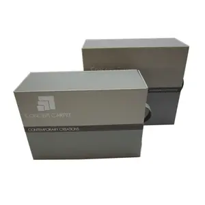 Caixa de catálogo para material swatch bestpresente a4 pu ou lixa de couro