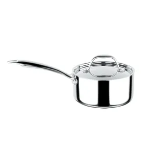 Tri Ply In Acciaio Inox 1.14 Quarto di Gallone Britannico Stock Pot salsa di pan