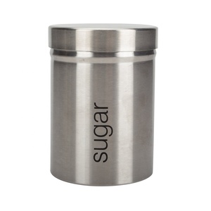 Boîtes à <span class=keywords><strong>sucre</strong></span> à couvercle en acier inoxydable pour café thé Boîtes de rangement de cuisine - Product Image 4
