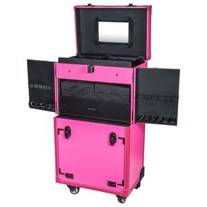 REBELLES <span class=keywords><strong>Série</strong></span> Pro Maquilleurs Multifonction Cosmétiques Chariot Caisse de Train Grande Joie puissance - Product Image 4