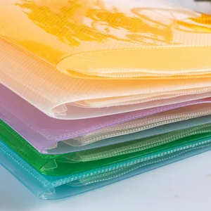 Folder Plastik Bening Lembar Pengencang Saku Poli Cantik Ukuran A4