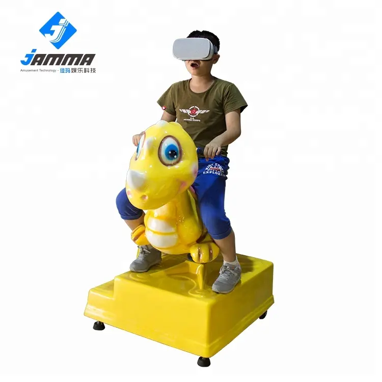 Centro di intrattenimento gettoni 9d vr realtà virtuale per bambini dinosauro corsa macchina del gioco
