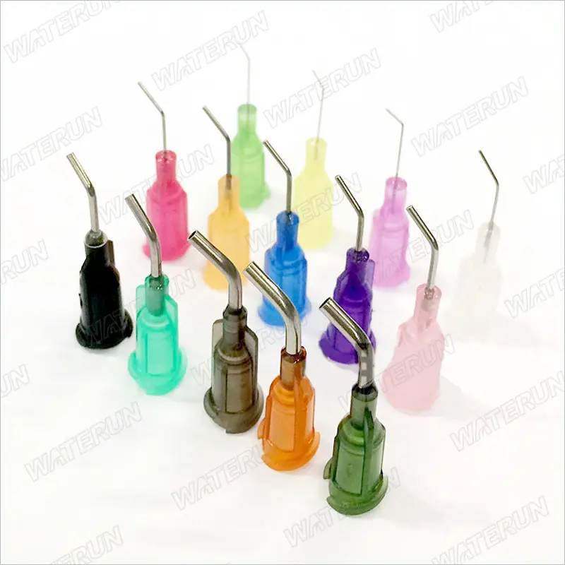 TE plastic supporter accurate dispensing needles/plastic syringe needles